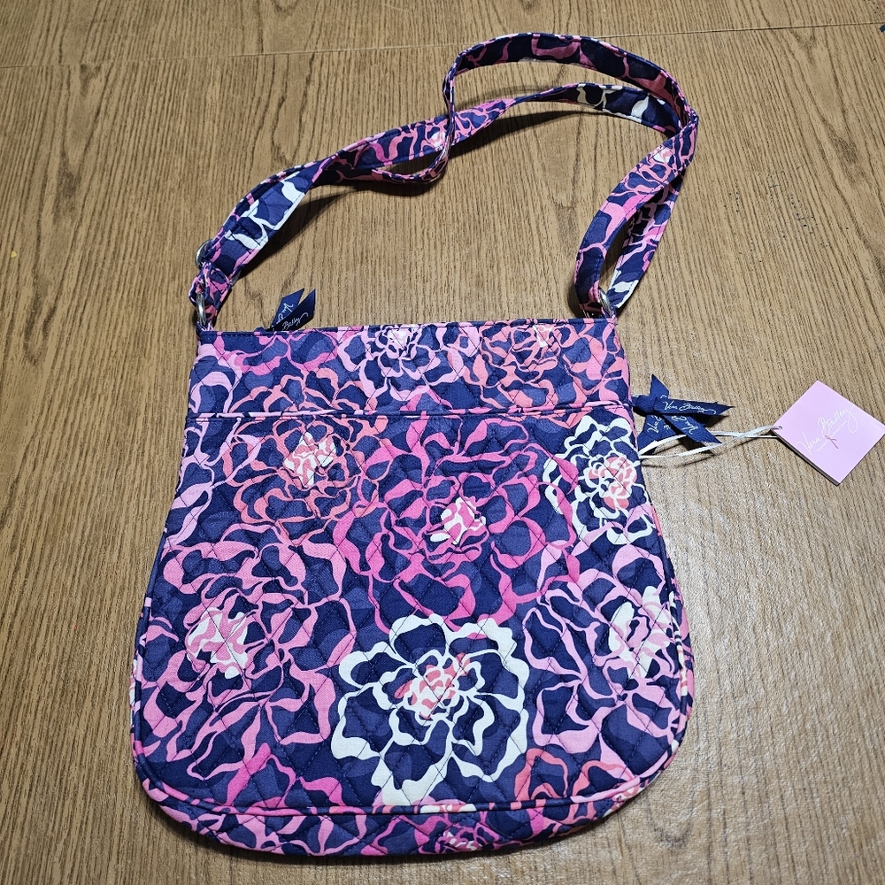 Vintage Vera Bradley Katalina Pink Triple Zip Hipster Bag - Picture 2 of 7